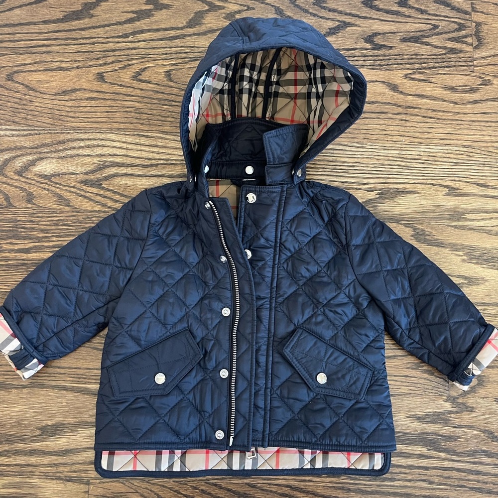 Kids Burberry Quilted Jacket